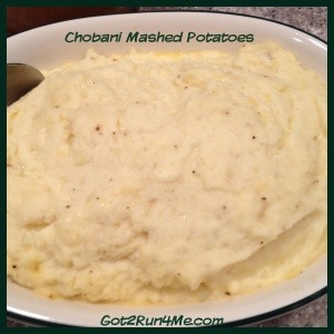 Fluffy Chobani Mashed Potatoes
