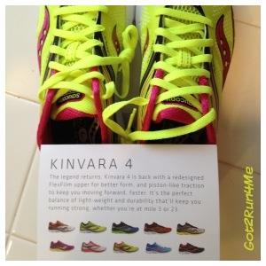 saucony kinvara 4 mujer marron